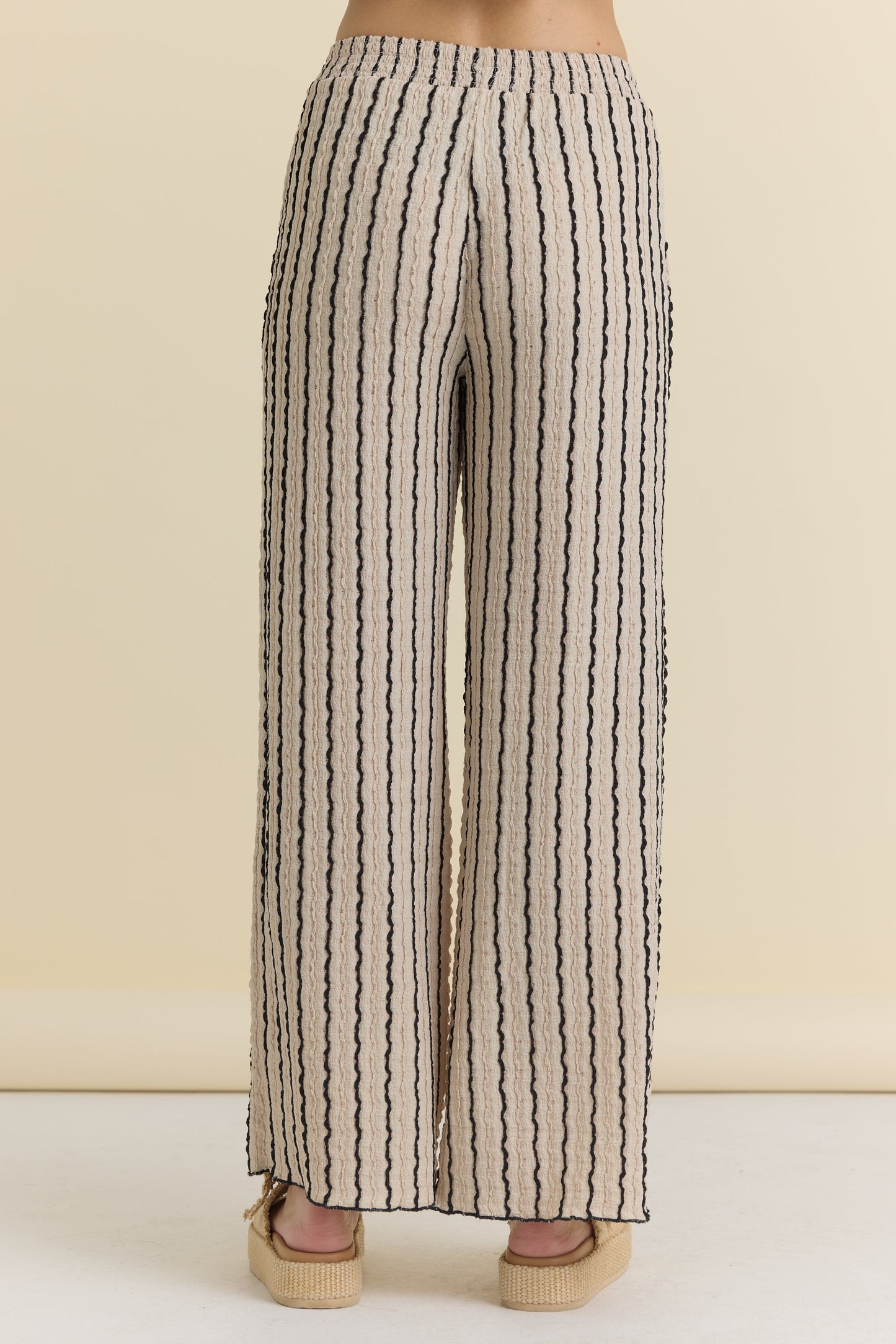 Vintage Havana Novelty Knit Wide Leg Pants