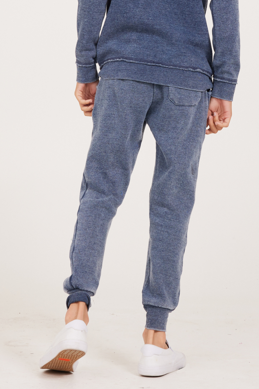 Deep Navy Vintage Havana Unisex Cuff Bottom Sweatpants