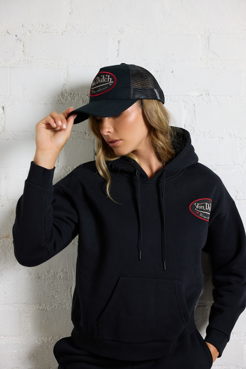 Vintage Havana Von Dutch Trucker Hat - Black