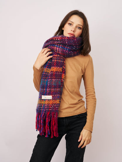 Pink Multi Vintage Havana BRUSH SCARF - PINK MULTI