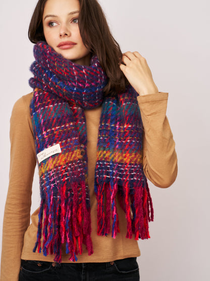 Pink Multi Vintage Havana BRUSH SCARF - PINK MULTI