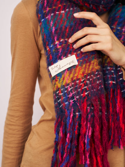 Pink Multi Vintage Havana BRUSH SCARF - PINK MULTI
