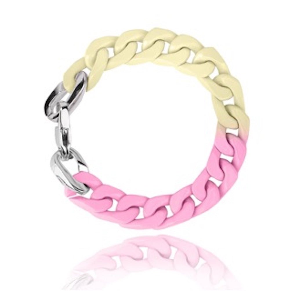 Vintage Havana DOUBLE DIP BRACELET PINK/LEMON