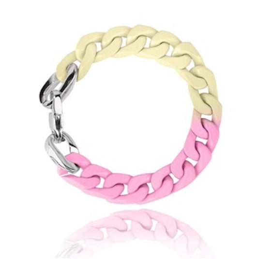 Vintage Havana DOUBLE DIP BRACELET PINK/LEMON