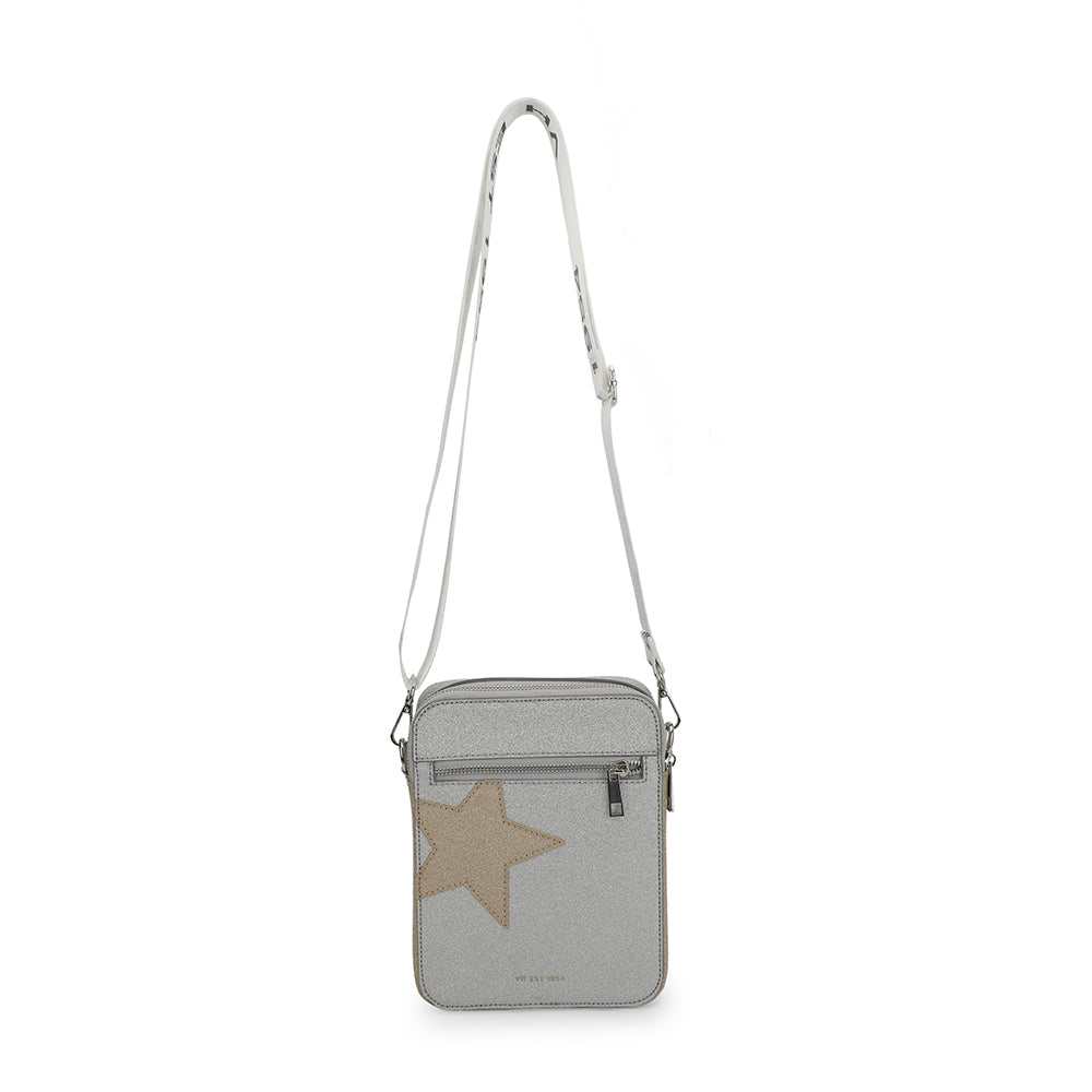 SILVER GOLD/ MET Vintage Havana JOY BAG - SILVER GOLD/ MET