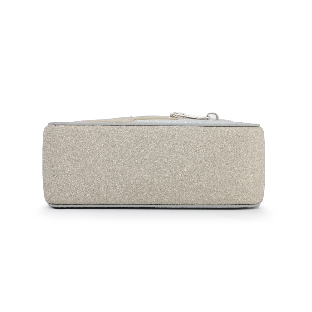 SILVER GOLD/ MET Vintage Havana JOY BAG - SILVER GOLD/ MET