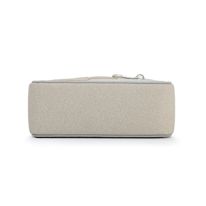 SILVER GOLD/ MET Vintage Havana JOY BAG - SILVER GOLD/ MET