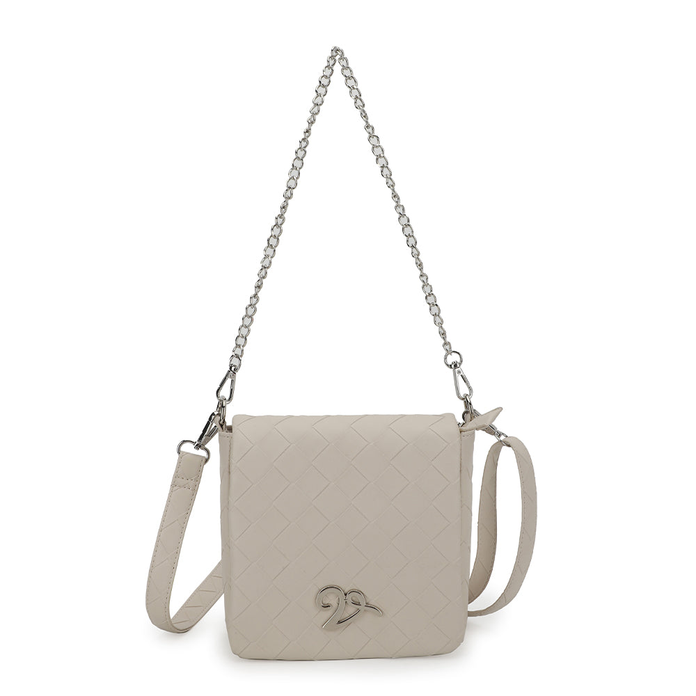 WHITE Vintage Havana ALLIE BAG - WHITE
