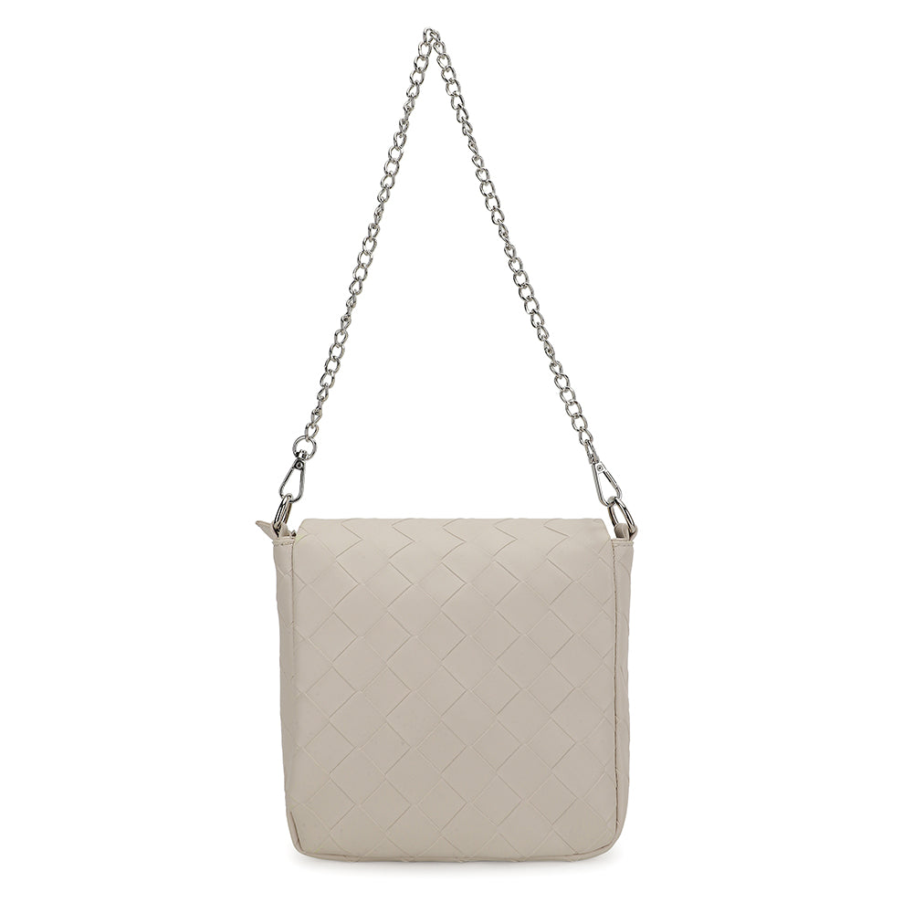 WHITE Vintage Havana ALLIE BAG - WHITE