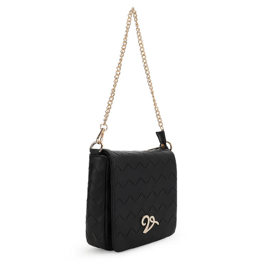 BLACK Vintage Havana ALLIE BAG - BLACK
