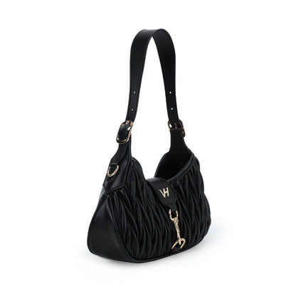 BLACK Vintage Havana AMELIA BAG - BLACK