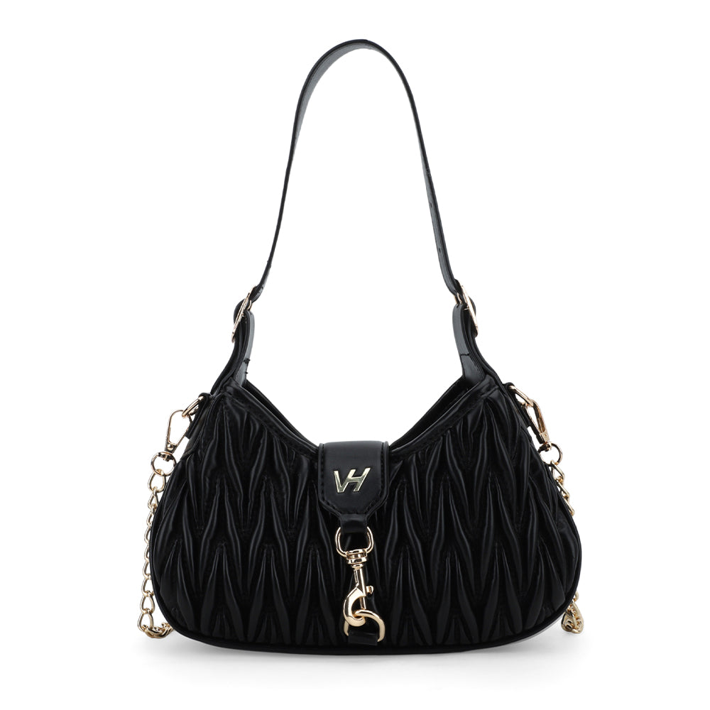 BLACK Vintage Havana AMELIA BAG - BLACK