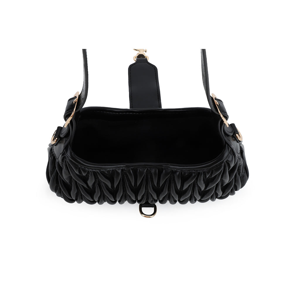 BLACK Vintage Havana AMELIA BAG - BLACK