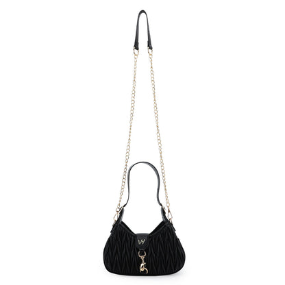 BLACK Vintage Havana AMELIA BAG - BLACK