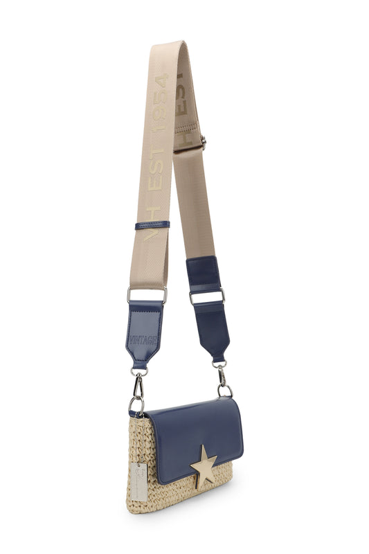 Navy Vintage Havana Capri Navy Bag