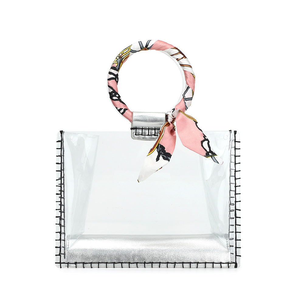 SCARF WHITE PEARL Vintage Havana MINI MOLLY - SCARF WHITE PEARL