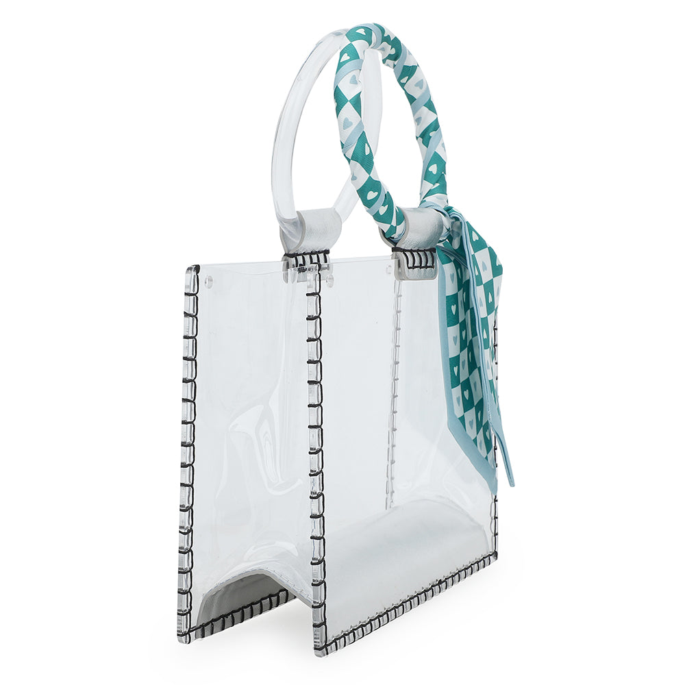 SCARF TURQUOISE Vintage Havana MINI MOLLY - SCARF TURQUOISE