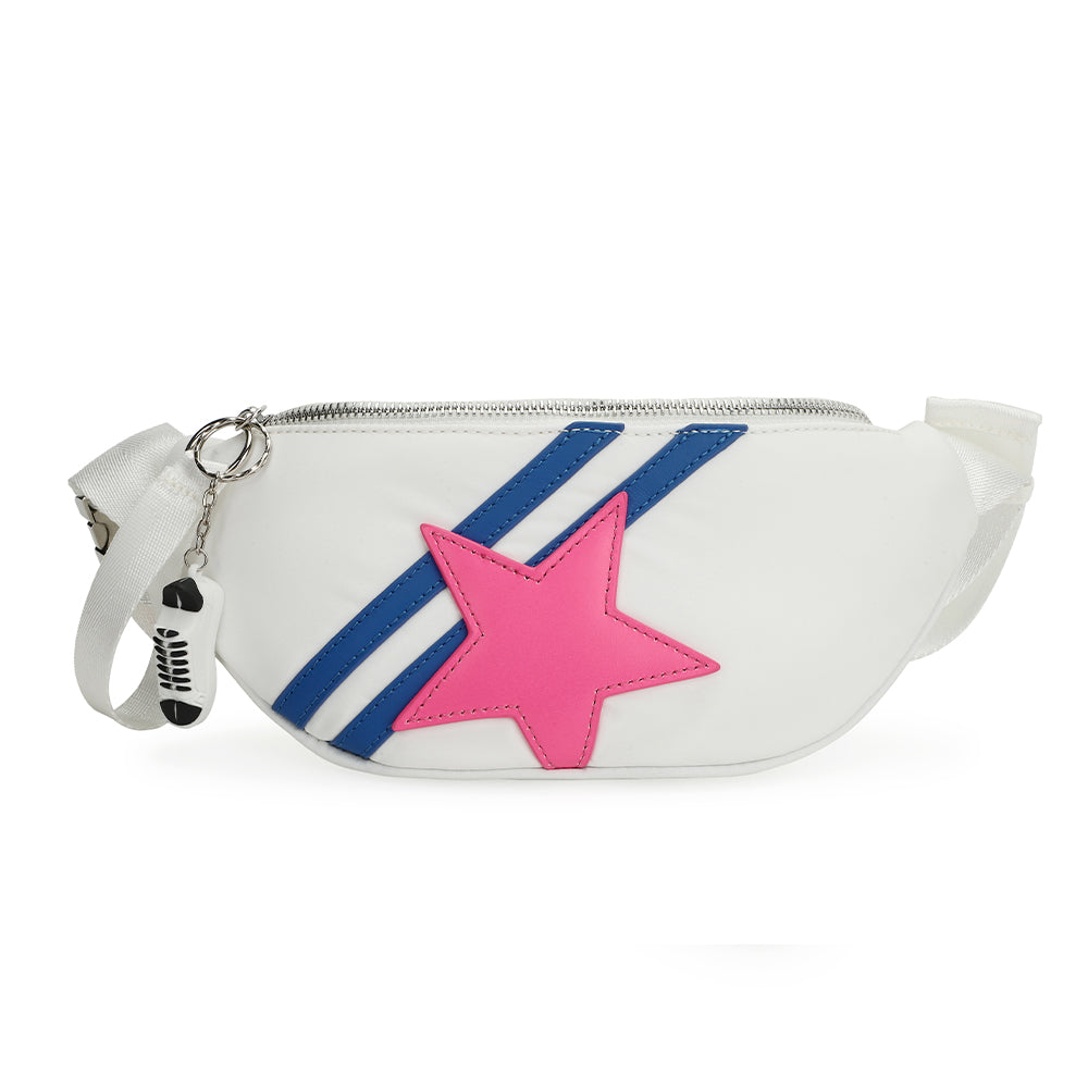 WHITE/BLUE/PINK Vintage Havana SARAH 6 BAG - WHITE/BLUE/PINK