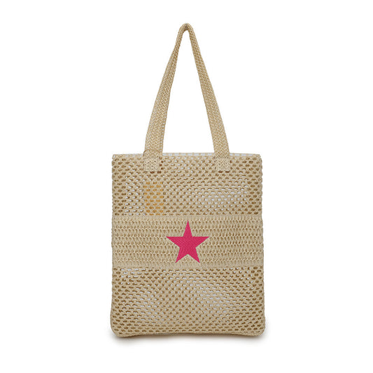 PINK/CROCHET Vintage Havana BASIC BAG 1 - PINK/CROCHET
