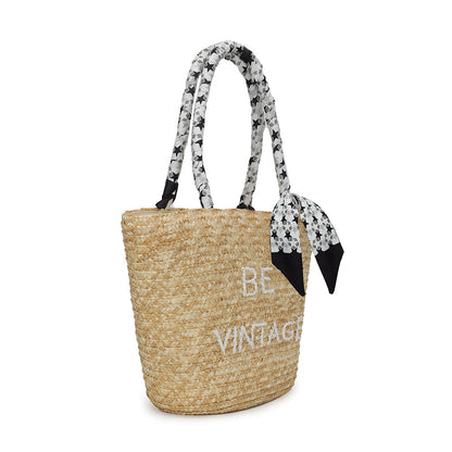 WHITE Vintage Havana ALIVE BAG - WHITE