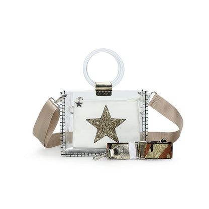 WHITE GOLD Vintage Havana MINI MOLLY - WHITE GOLD