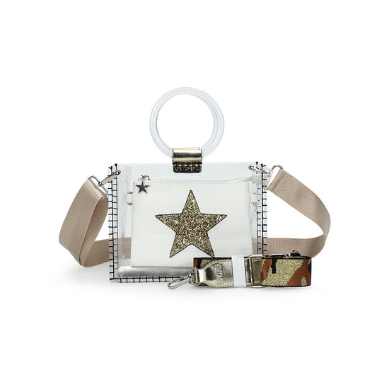 WHITE GOLD Vintage Havana MINI MOLLY - WHITE GOLD