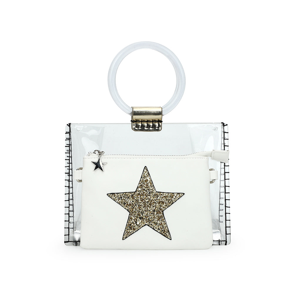 WHITE GOLD Vintage Havana MINI MOLLY - WHITE GOLD