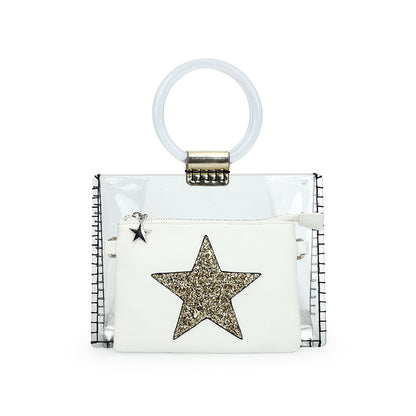 WHITE GOLD Vintage Havana MINI MOLLY - WHITE GOLD