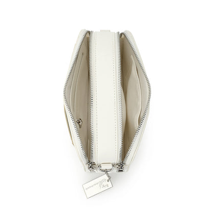WHITE/ GOLD Vintage Havana LEGEND BAG - WHITE/ GOLD
