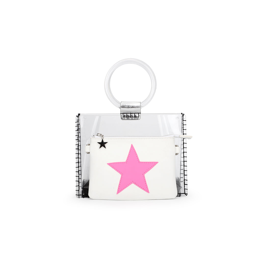 WHITE PINK Vintage Havana MINI MOLLY - WHITE PINK
