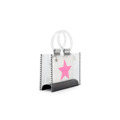 WHITE PINK Vintage Havana MINI MOLLY - WHITE PINK
