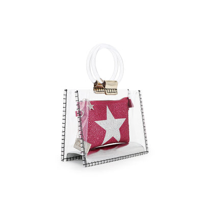 FUCHSIA RHINESTONE MULTI Vintage Havana MINI MOLLY - FUCHSIA RHINESTONE MULTI