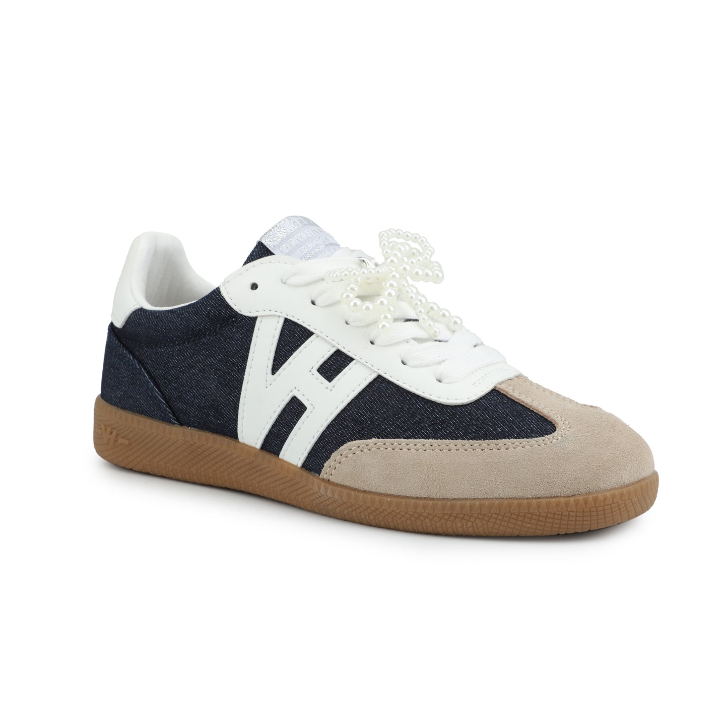DENIM WHITE TAUPE Vintage Havana NADIA - DENIM WHITE TAUPE