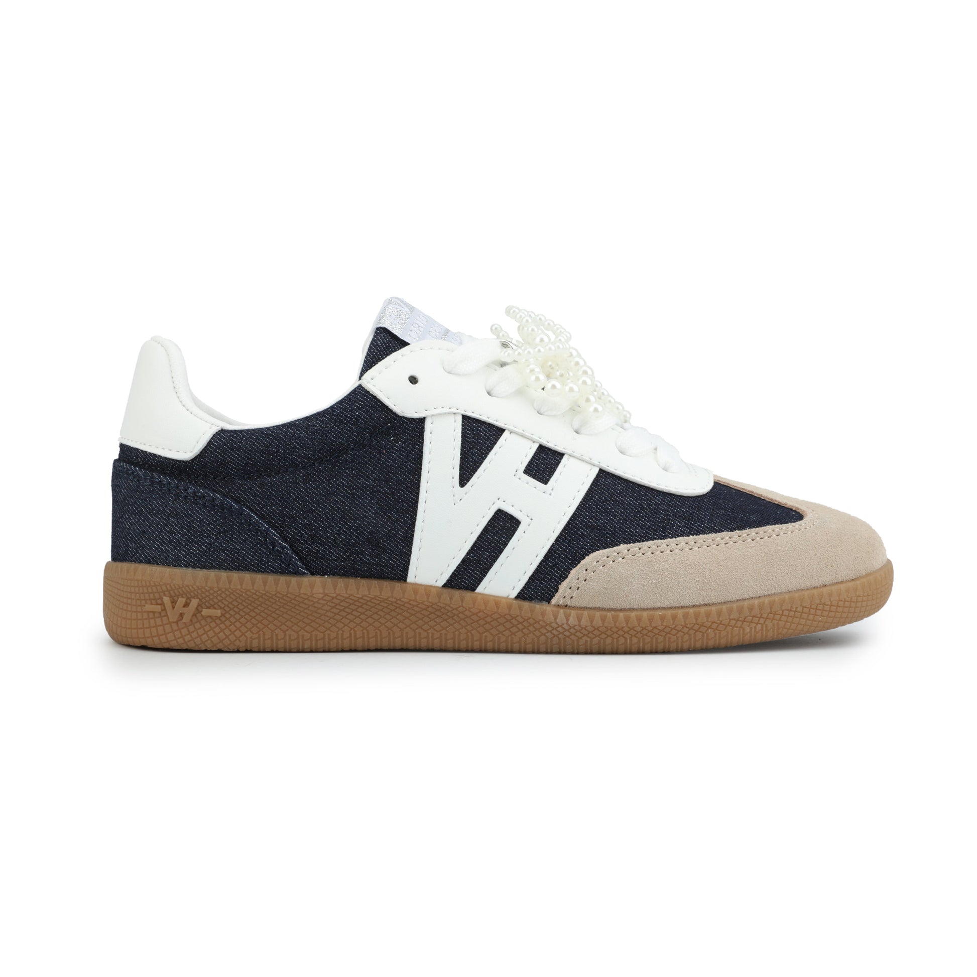 DENIM WHITE TAUPE Vintage Havana NADIA - DENIM WHITE TAUPE