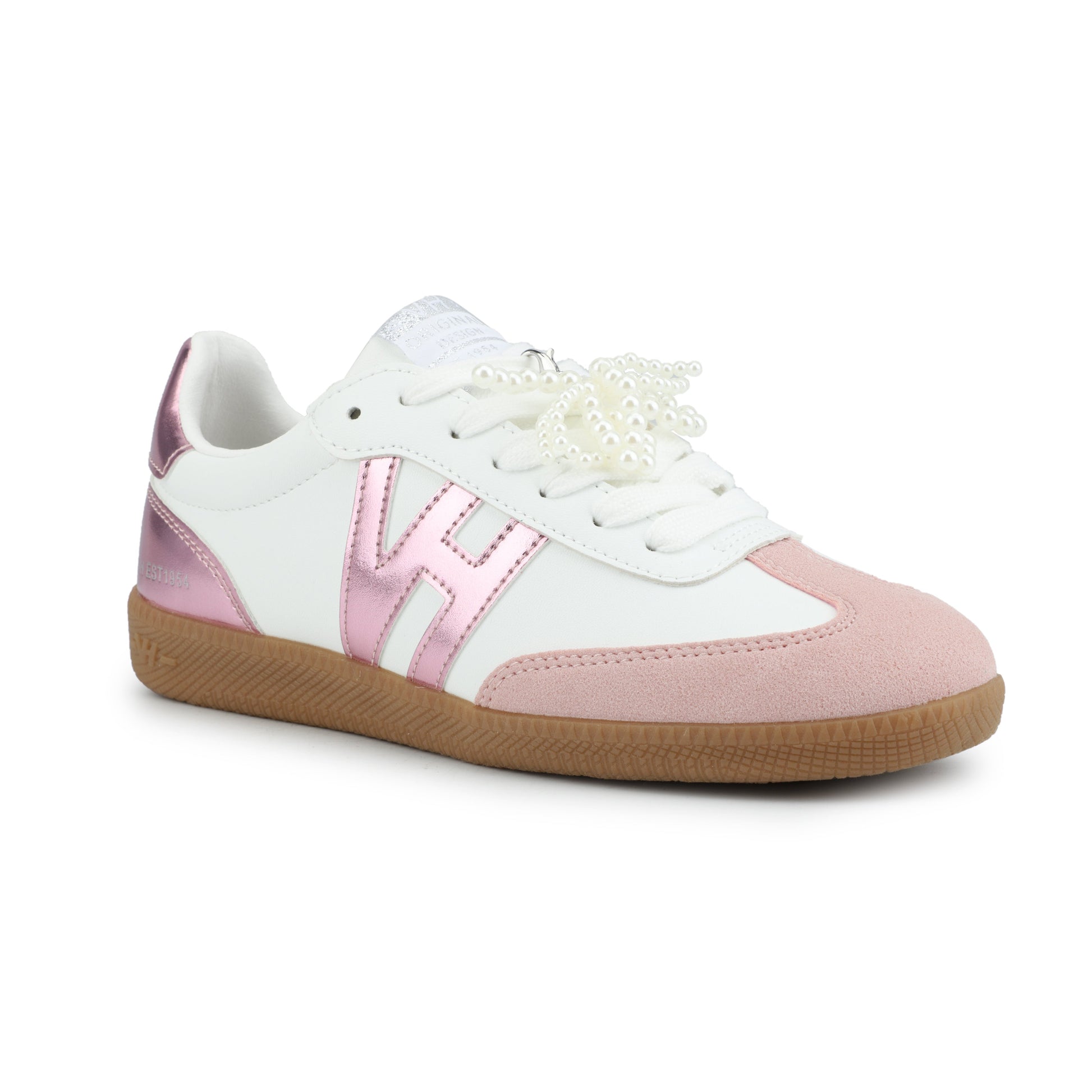 WHITE METALLIC PINK Vintage Havana NADIA - WHITE METALLIC PINK