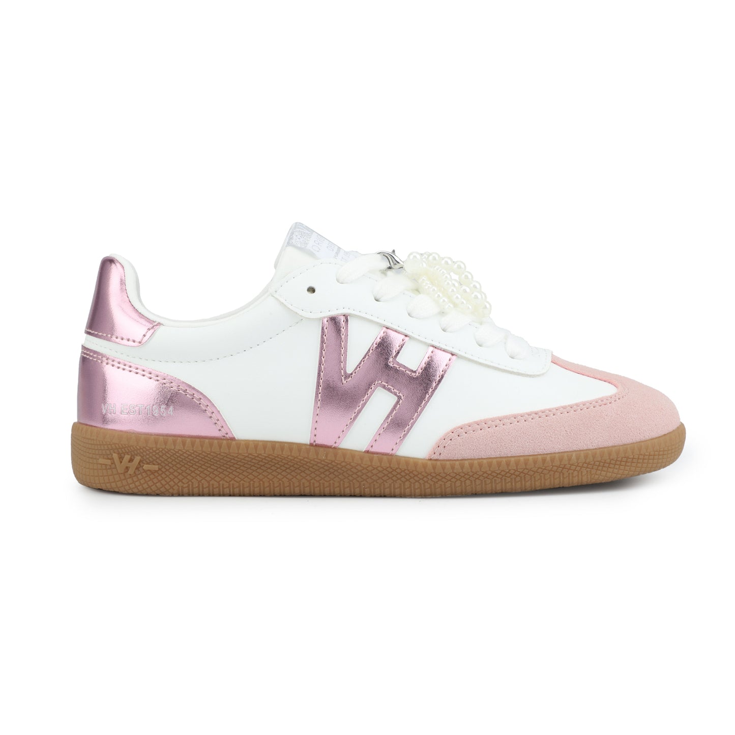 WHITE METALLIC PINK Vintage Havana NADIA - WHITE METALLIC PINK
