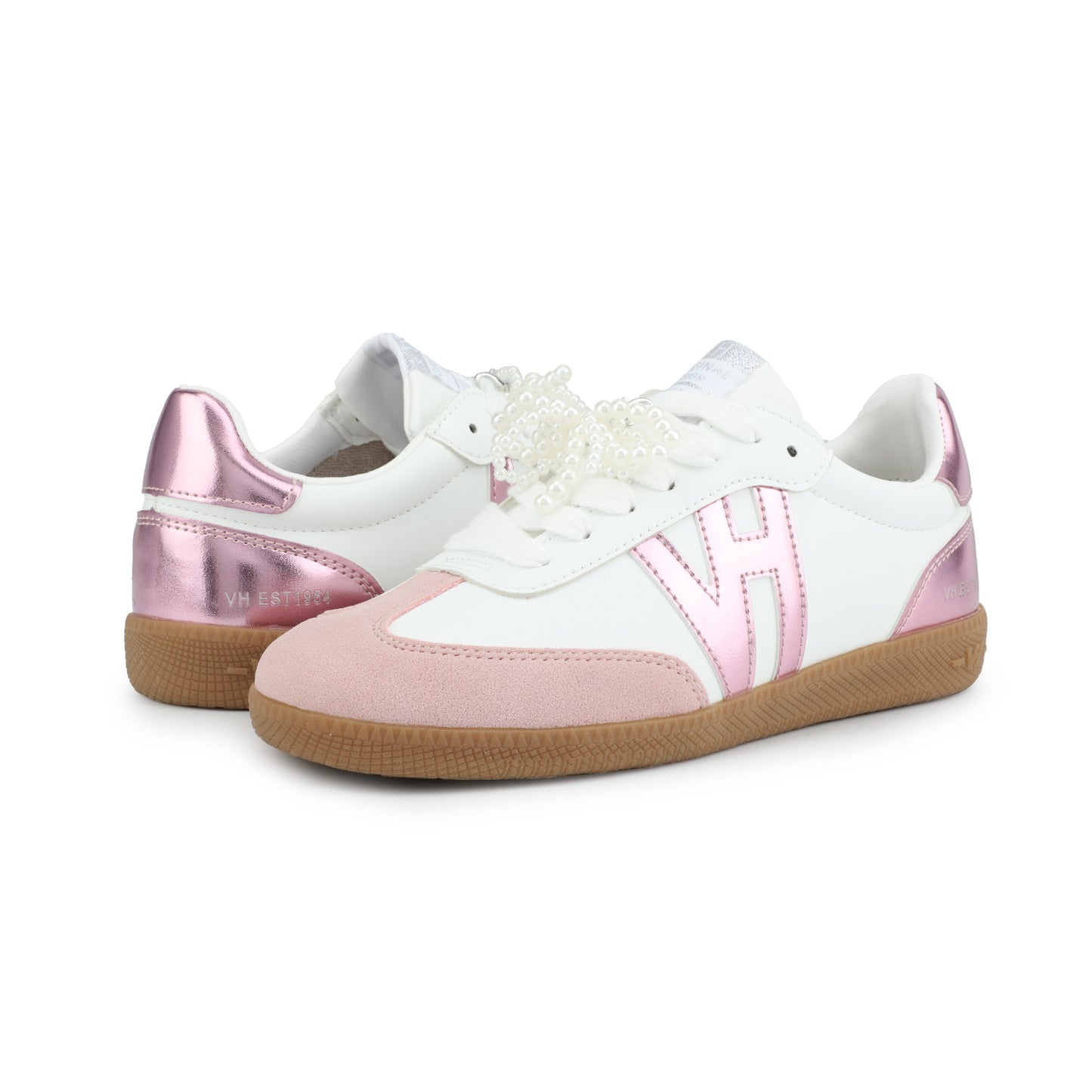 WHITE METALLIC PINK Vintage Havana NADIA - WHITE METALLIC PINK