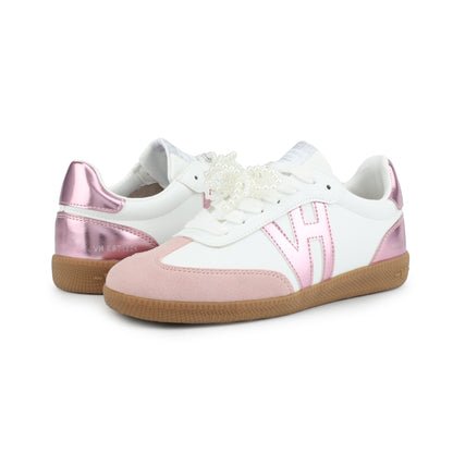 WHITE METALLIC PINK Vintage Havana NADIA - WHITE METALLIC PINK