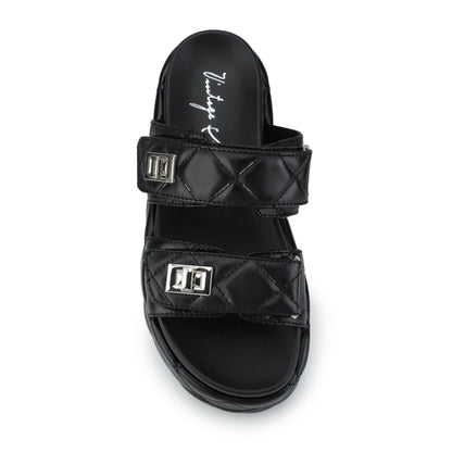 WHITE Vintage Havana ONYA - BLACK