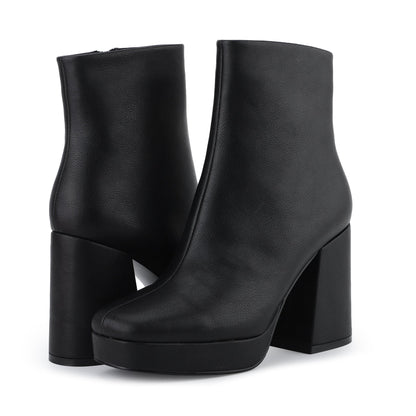 BLACK LEATHER Vintage Havana BAYSIDE - BLACK LEATHER