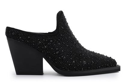 BLACK RHINESTONES Vintage Havana DANTE - BLACK RHINESTONES