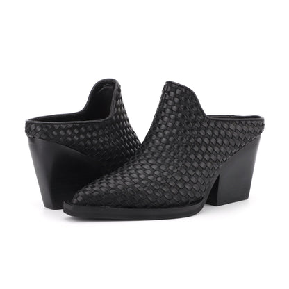 BLACK WOVEN Vintage Havana DANTE - BLACK WOVEN