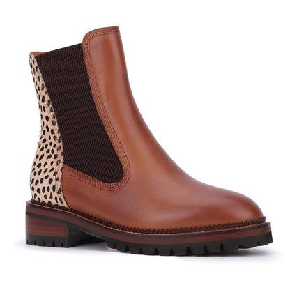 Cognac Leopard Vintage Havana Fairview - Cognac Leopard