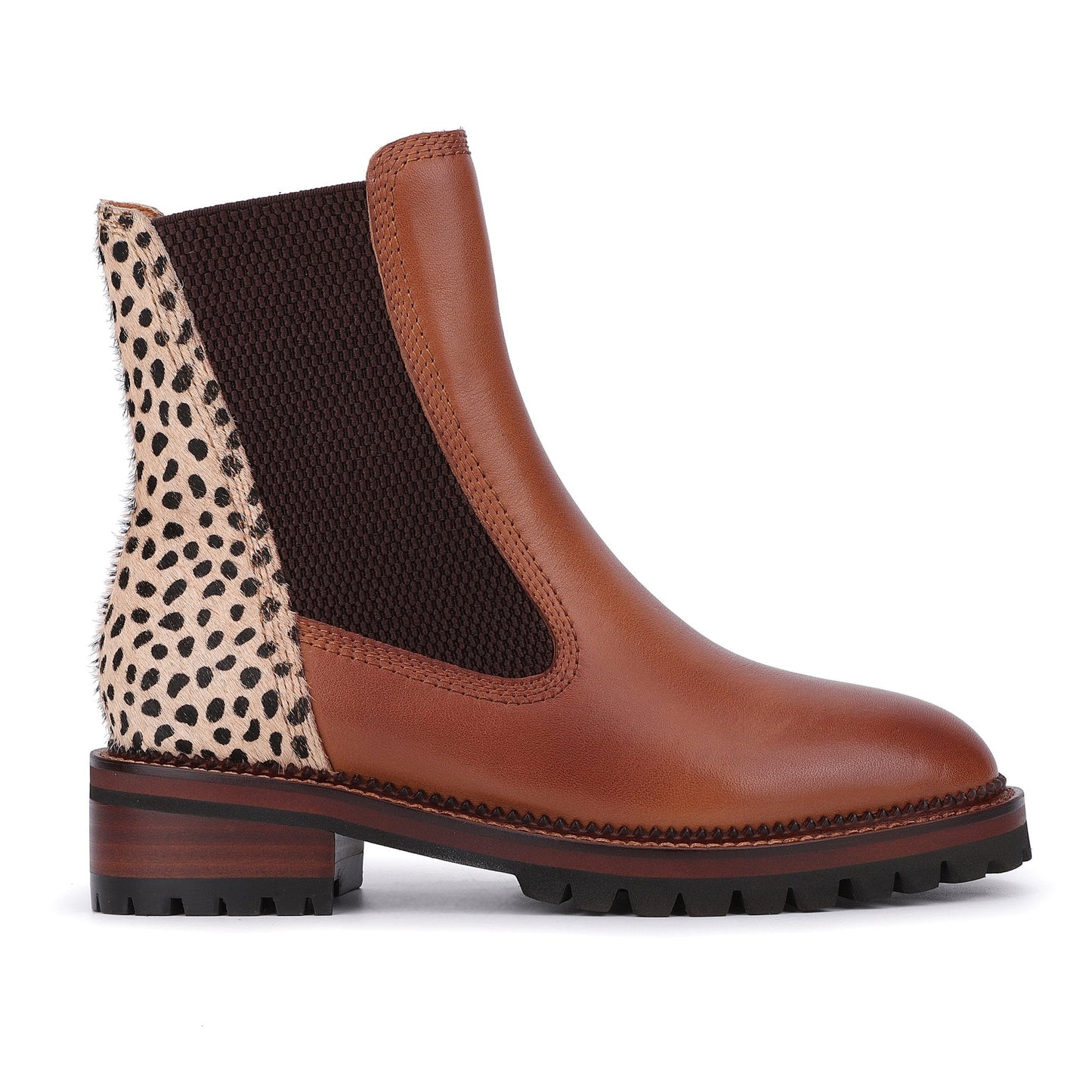 Cognac Leopard Vintage Havana Fairview - Cognac Leopard