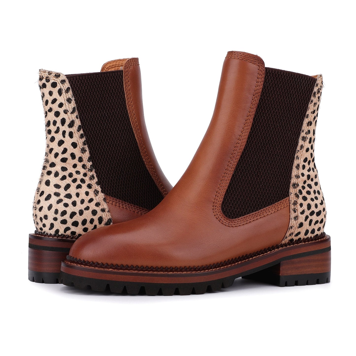 Cognac Leopard Vintage Havana Fairview - Cognac Leopard