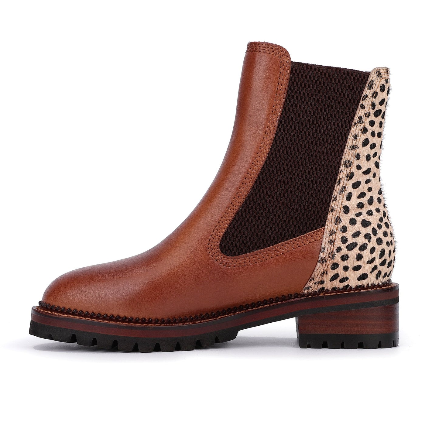 Cognac Leopard Vintage Havana Fairview - Cognac Leopard