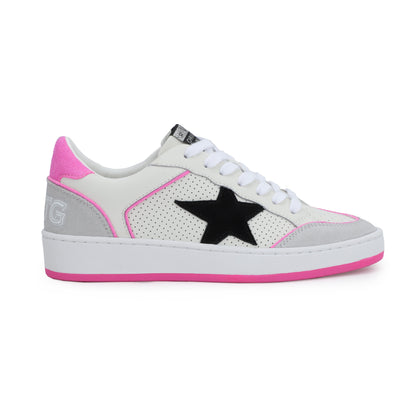 WHITE FUSCHIA MULTI Vintage Havana DELMA - WHITE FUSCHIA MULTI