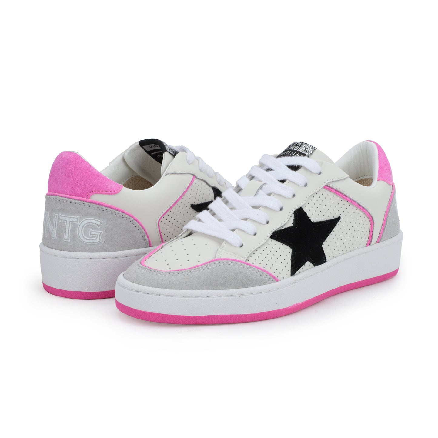 WHITE FUSCHIA MULTI Vintage Havana DELMA - WHITE FUSCHIA MULTI