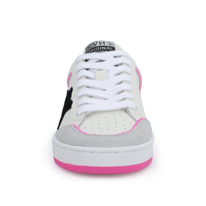 WHITE FUSCHIA MULTI Vintage Havana DELMA - WHITE FUSCHIA MULTI