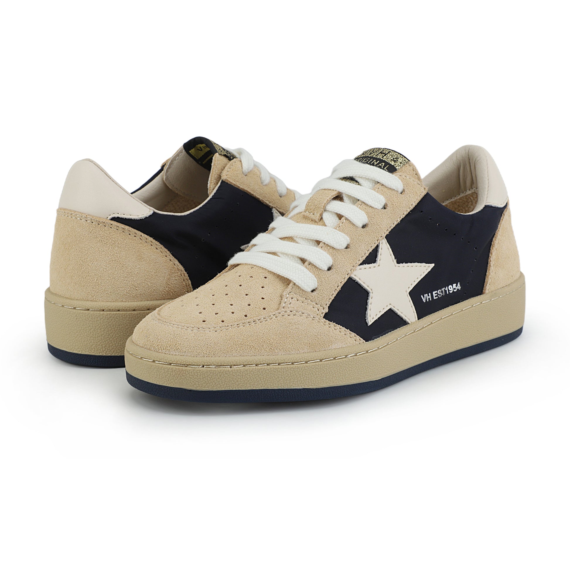 NAVY BEIGE Vintage Havana DENISSE - NAVY BEIGE